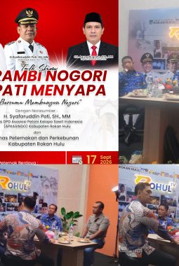 Disnakbun Rohul Jadi Sorotan Talk Show Surambi Nogori, Bahas Masa Depan Petani dan Peternak