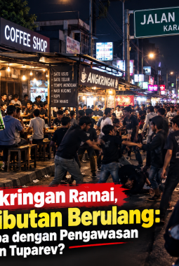 Angkringan Ramai, Keributan Berulang: Ada Apa dengan Pengawasan di Jalan Tuparev?