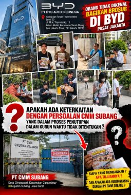 BROSUR BEREDAR DI PUSAT BYD JAKARTA, ADA APA DI BALIKNYA?
