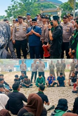 HMI Rohul Tagih Kinerja DPRD, Sembilan Tuntutan Dibawa ke Gedung Dewan